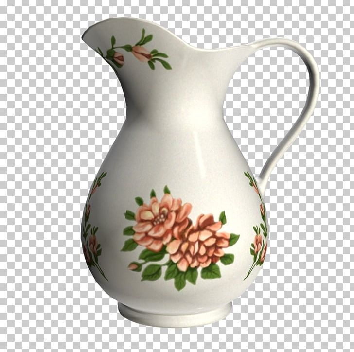Jug Ceramic Pottery Pitcher Vase PNG, Clipart, Ceramic, Cup, Drinkware, Flowers, Jug Free PNG Download