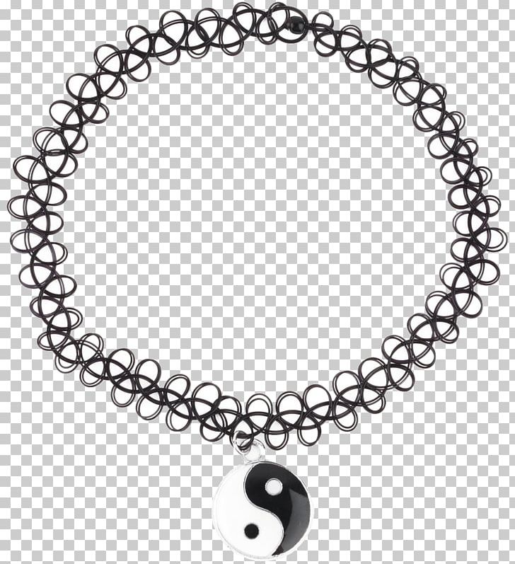 Necklace Choker Jewellery Charms & Pendants Collar PNG, Clipart, Auto Part, Black, Black And White, Body Jewelry, Chain Free PNG Download