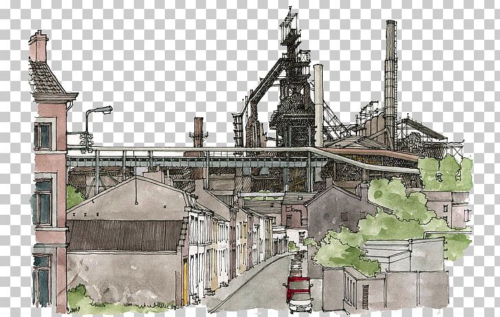 Architecture Drawing Watercolor Painting Illustrator Illustration PNG, Clipart, Architect, Building, Cartoon, City Silhouette, Hand Free PNG Download
