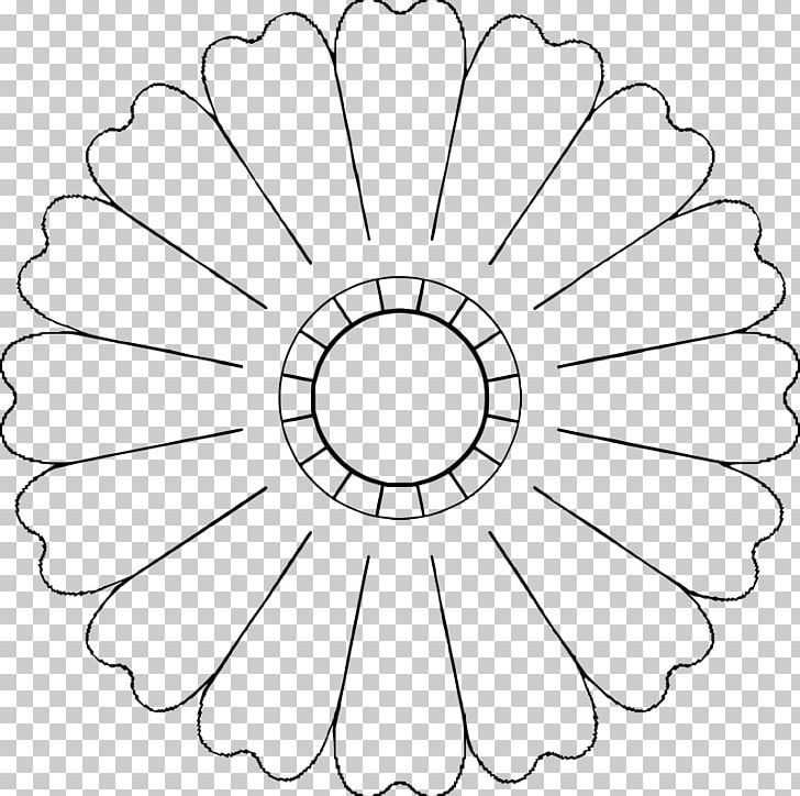 Flower Petal Template PNG, Clipart, Angle, Area, Black And White, Circle, Common Daisy Free PNG Download