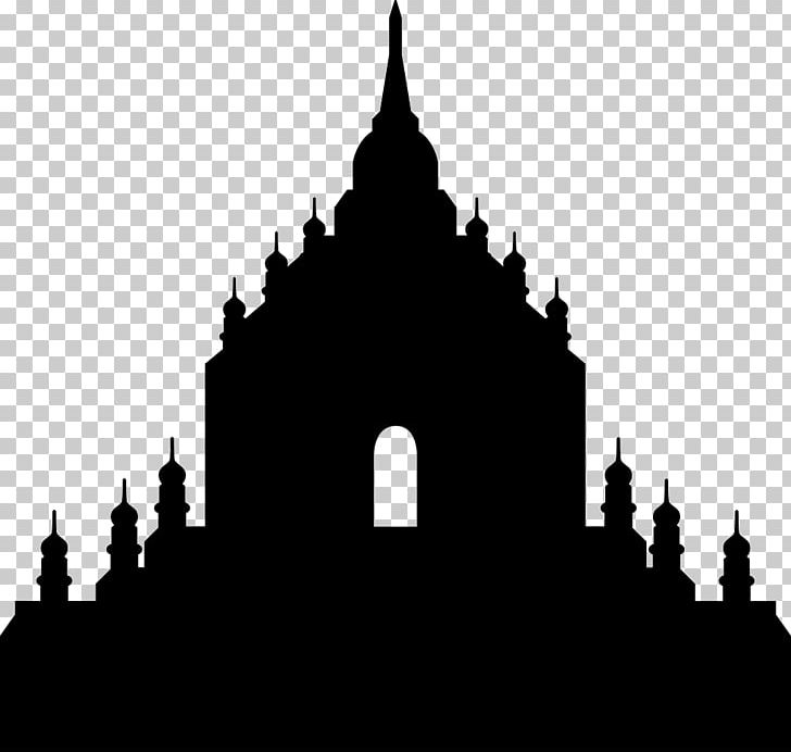 Thatbyinnyu Temple Borobudur Chinese Temple PNG, Clipart, Black And White, Buddhism, Buddhist Temple, Building, Castle Free PNG Download