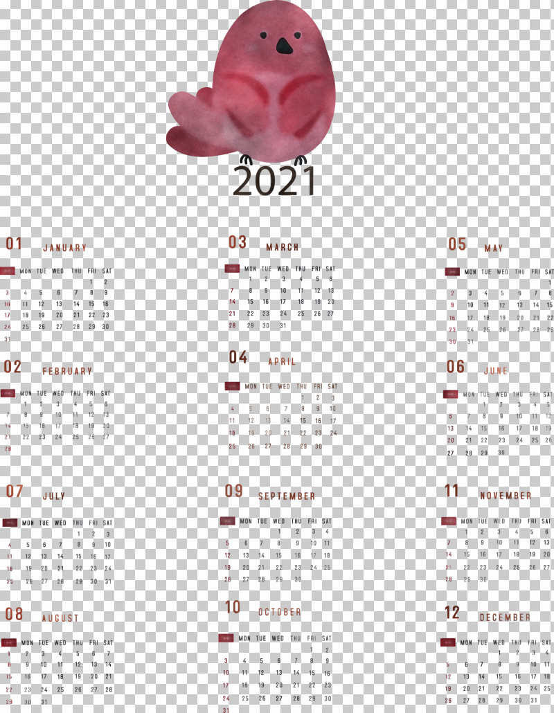 Printable 2021 Yearly Calendar 2021 Yearly Calendar PNG, Clipart, 2021 Yearly Calendar, Calendar System, Meter Free PNG Download