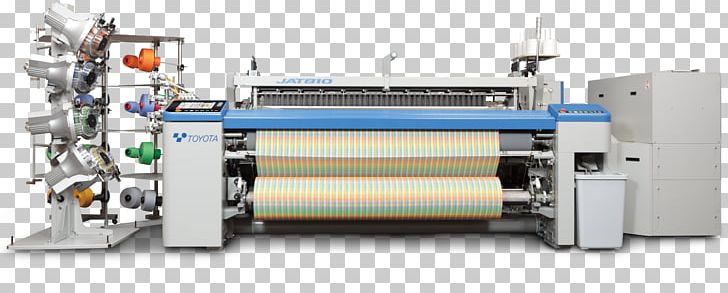 Machine Loom Toyota Industries Textile Weaving PNG, Clipart, Air, Airjet Loom, Company, Cylinder, Dyeing Free PNG Download