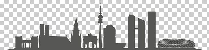 Munich Skyline Silhouette PNG, Clipart, Animals, Art, Black And White, Brand, Building Free PNG Download