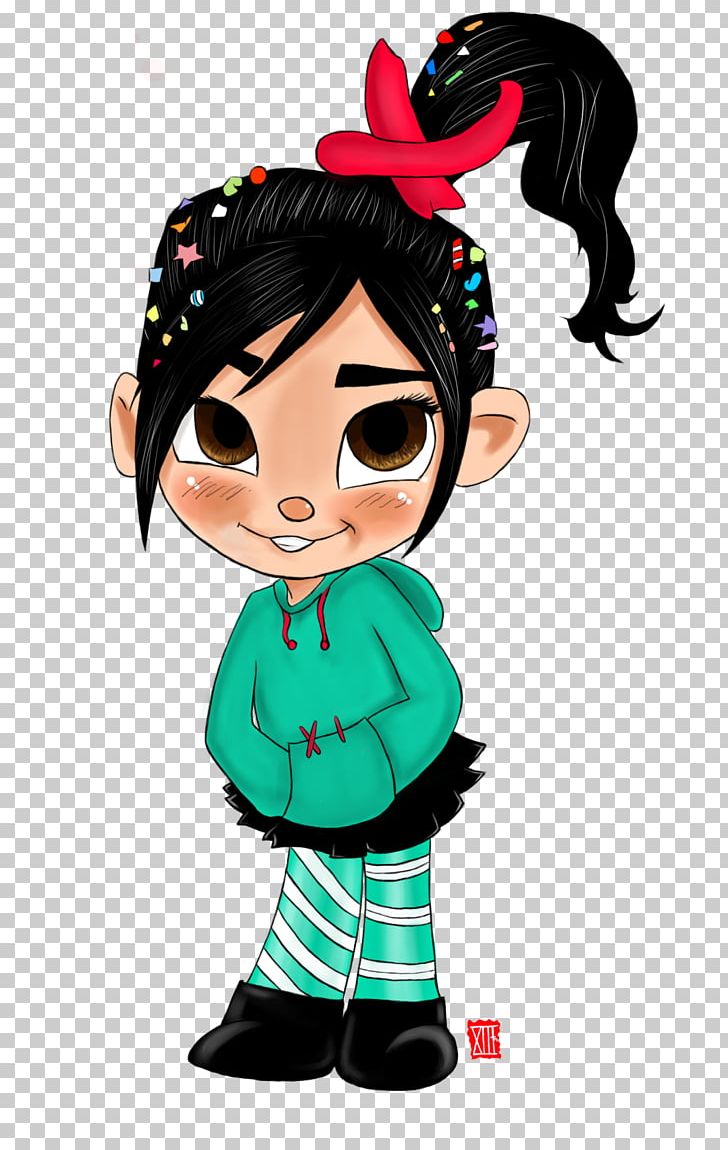 Vanellope Von Schweetz Character Sculpey Painting PNG, Clipart, Art, Black Hair, Brown Hair, Cartoon, Character Free PNG Download