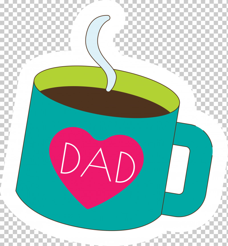 Fathers Day Happy Fathers Day PNG, Clipart, Coffee, Coffee Cup, Cup, Fathers Day, Green Free PNG Download