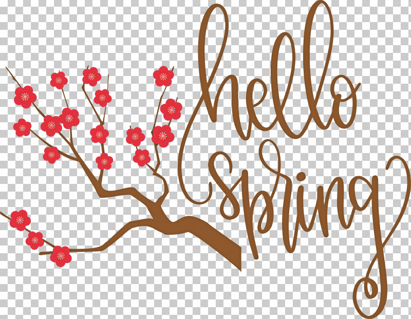 Hello Spring Spring PNG, Clipart, Branching, Floral Design, Hello Spring, Logo, M Free PNG Download