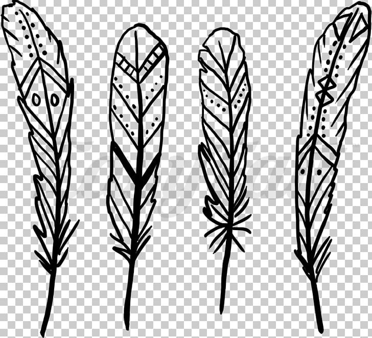 Tattoo Line Art EasyTatt Feather Leaf PNG, Clipart, Algorithm, Australian Dollar, Black And White, Branch, Commodity Free PNG Download