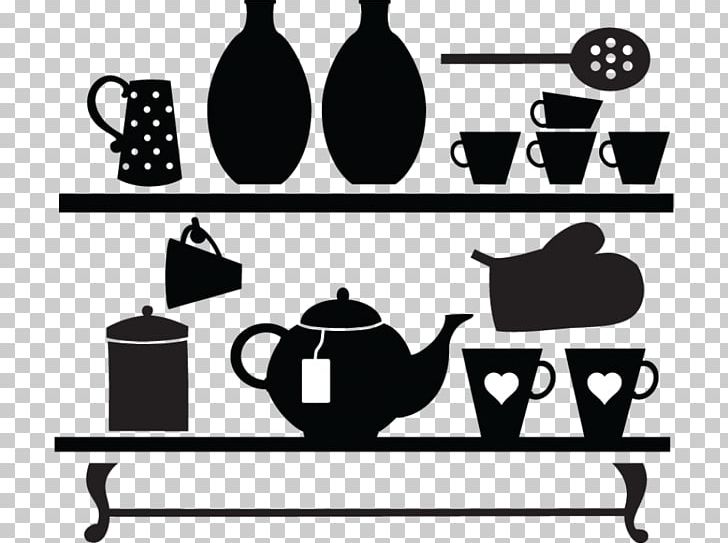 Sticker Wall Decal Kitchen Vinyl Group Cuisine PNG, Clipart, Adhesive, Apartment, Black, Black And White, Brand Free PNG Download