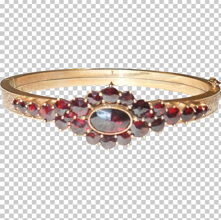 Ruby Bangle Bracelet Victorian Era Garnet PNG, Clipart, Antique, Bangle, Bohemian, Bracelet, Diamond Free PNG Download