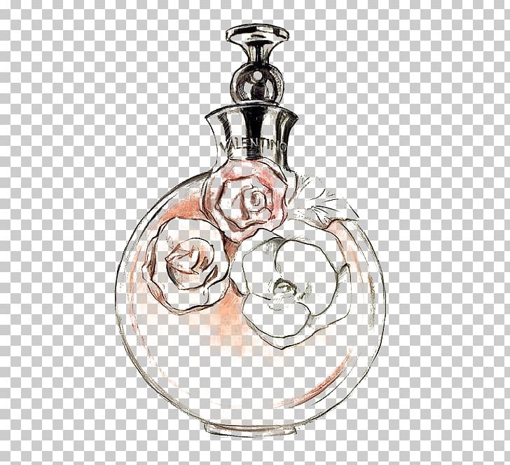 chanel perfume bottle drawing
