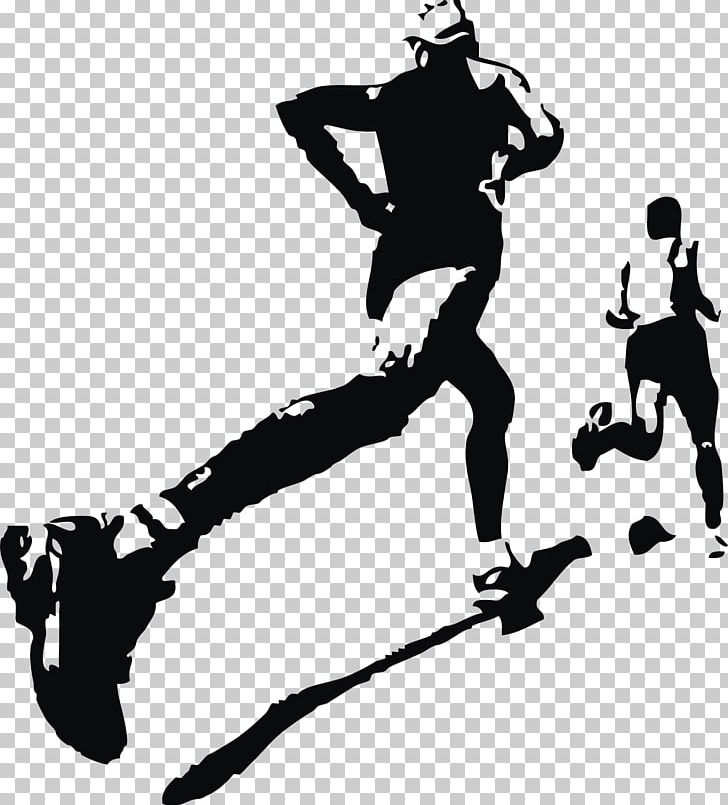 Running Sport Sneakers Walking Physical Exercise PNG, Clipart, Anaerobic Exercise, Arm, Black, Black And White, Fartlek Free PNG Download