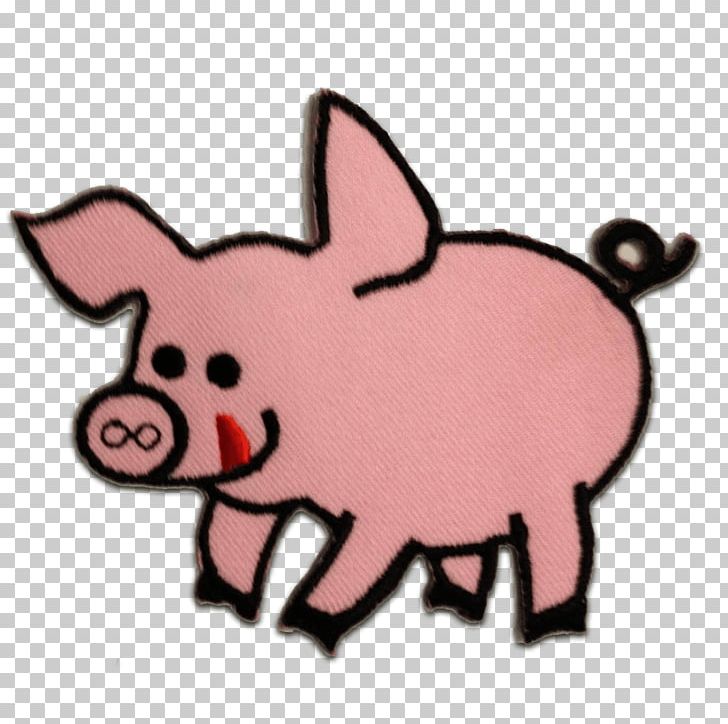 Pig Embroidered Patch Embroidery Iron-on Appliqué PNG, Clipart, Applique, Clothing, Clothing Accessories, Domestic Pig, Embroidered Patch Free PNG Download