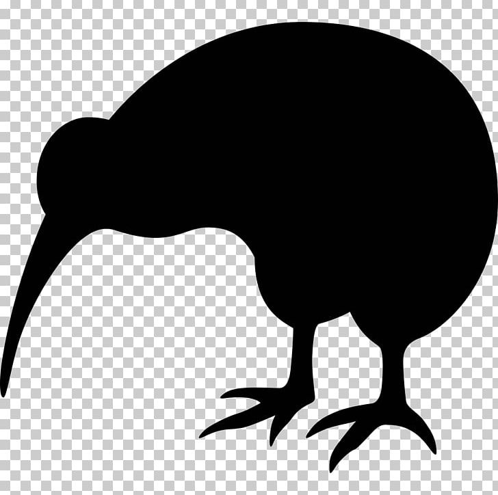New Zealand Bird T-shirt Wild Boar Kiwi PNG, Clipart, Beak, Bird, Black And White, Fauna, Flightless Bird Free PNG Download