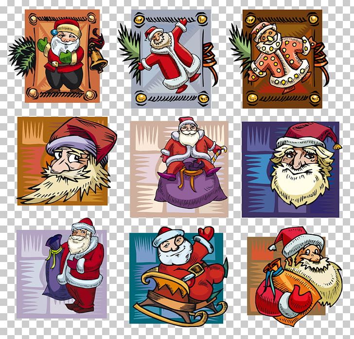 Santa Claus Ded Moroz Reindeer Christmas Ornament PNG, Clipart, Art, Cartoon, Creative Artwork, Creative Background, Creative Graphics Free PNG Download