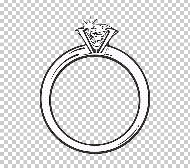 Engagement Ring Diamond Wedding Ring PNG, Clipart, Black And White, Body Jewelry, Circle, Diamond, Diamond Wedding Free PNG Download