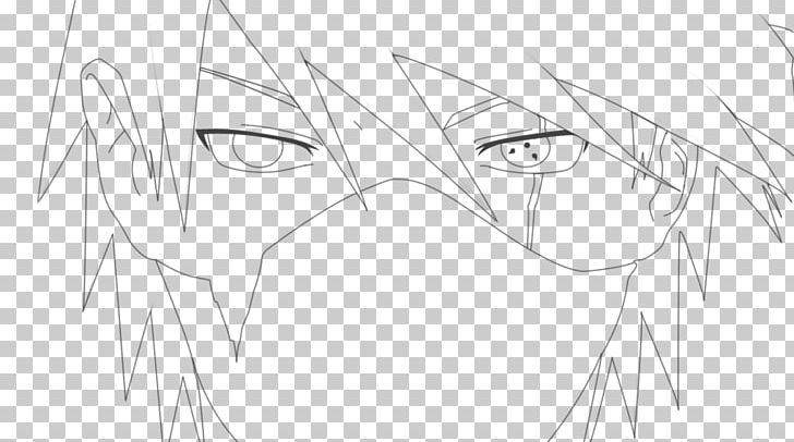 Eye Line Art White Forehead Color PNG, Clipart, Angle, Anime, Artwork, Black, Black And White Free PNG Download