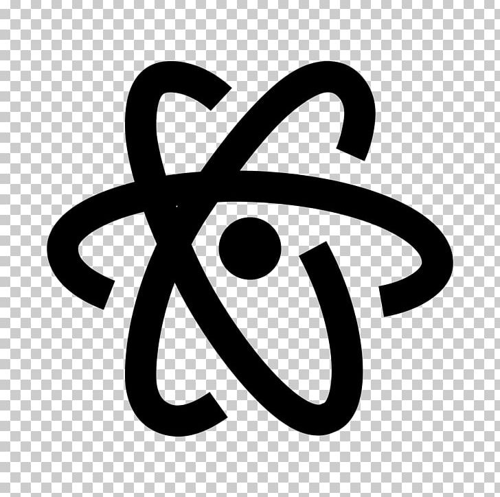 Computer Icons Atom Desktop PNG, Clipart, Atom, Atom Editor, Black And White, Brand, Clip Art Free PNG Download