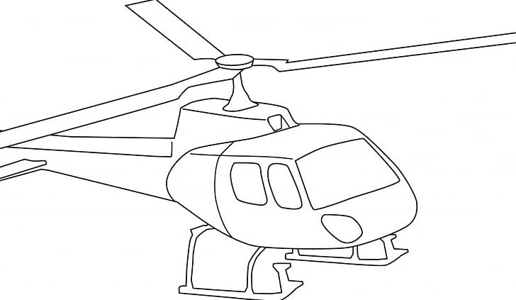 helicopter black and white clipart