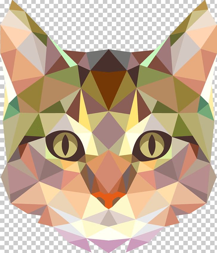Cat Wall Decal Kitten Geometry Sticker PNG, Clipart, Animal, Animals, Art, Bird Of Prey, Cat Free PNG Download