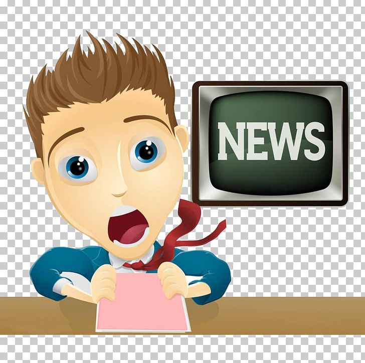 News Presenter Television Cartoon Illustration PNG, Clipart, Baby Announcement Card, Boy, Cartoon Character, Cartoon Characters, Cartoon Cloud Free PNG Download