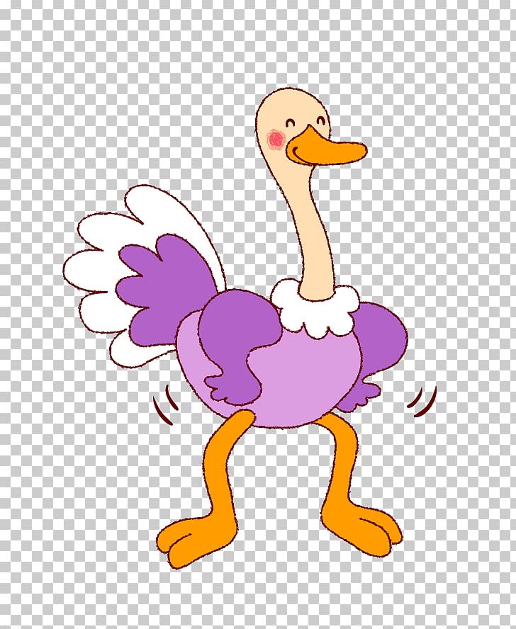 Common Ostrich Drawing Illustration PNG, Clipart, Animals, Art, Beak, Bird, Cartoon Free PNG Download