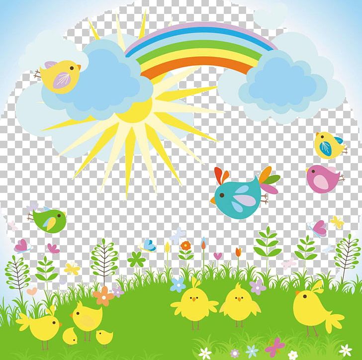 Cartoon Illustration PNG, Clipart, Blue, Border, Child, Cloud, Computer Wallpaper Free PNG Download