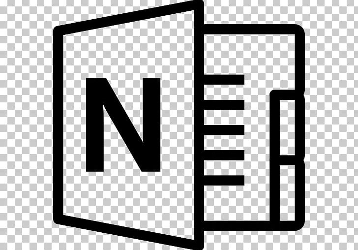 Microsoft OneNote Computer Icons PNG, Clipart, Angle, Area, Black, Black And White, Brand Free PNG Download