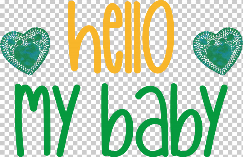 Hello My Baby Valentines Day Quote PNG, Clipart, Geometry, Green, Hello My Baby, Line, Logo Free PNG Download