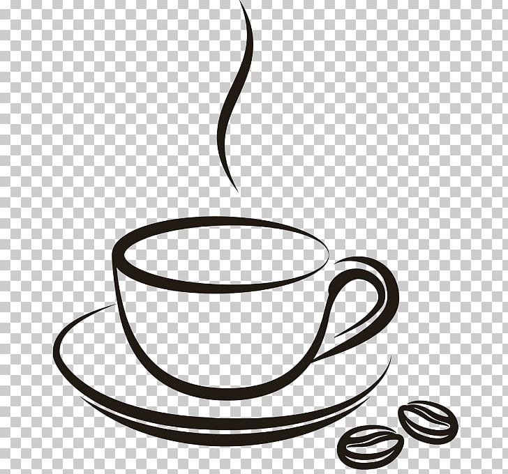 Coffee Cup Latte Tea PNG, Clipart, Artwork, Black And White, Caffe Americano, Cappuccino, Coffee Free PNG Download