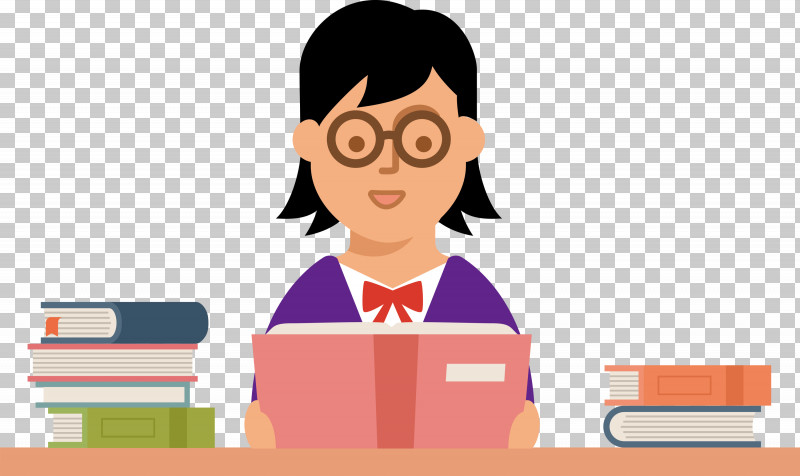 Teacher Reading Book PNG, Clipart, Behavior, Book, Business, Cartoon, Happiness Free PNG Download