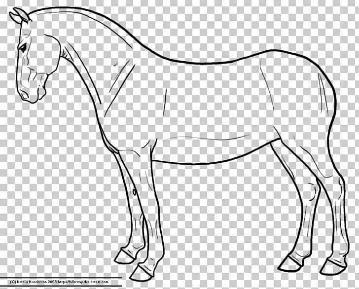 standing horse outline