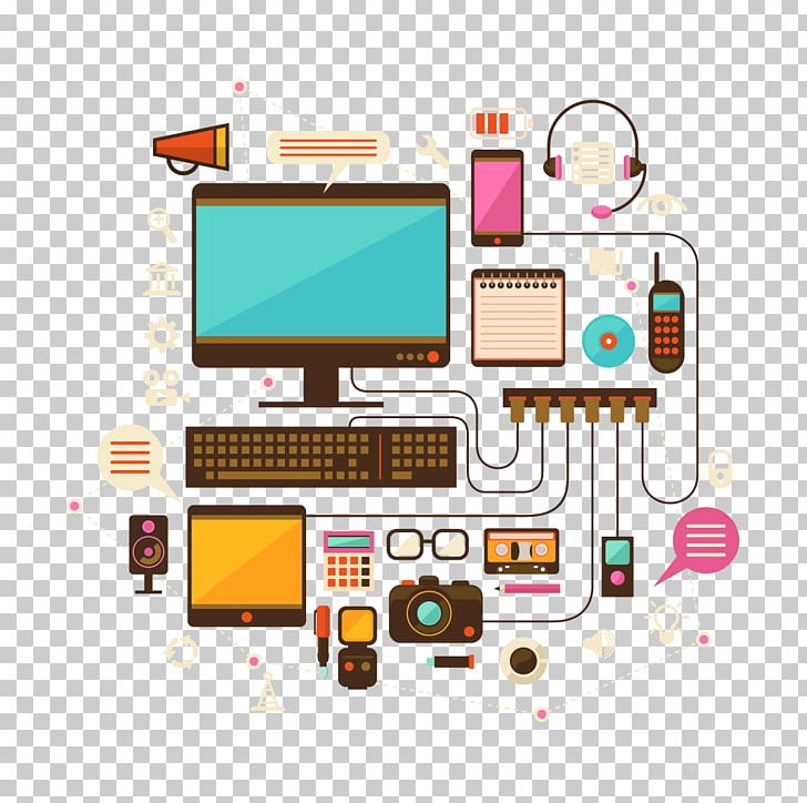 Computer Flat Design PNG, Clipart, Computer, Computer Vector, Geometric Pattern, Happy Birthday Vector Images, Information Technology Free PNG Download