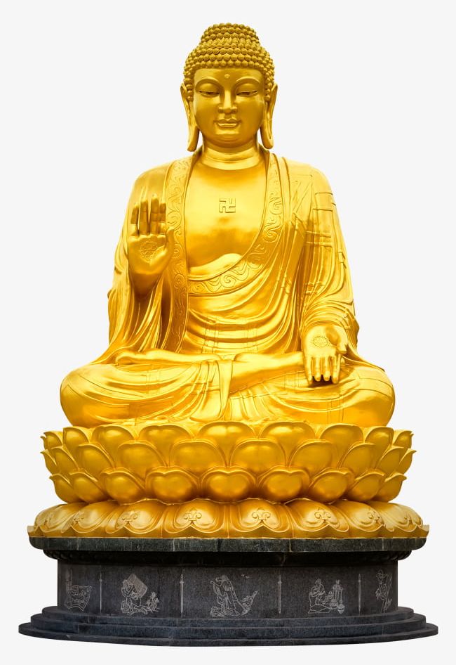 The Golden Buddha Statue Of Shakya Muni PNG, Clipart, Buddha, Buddha Clipart, Buddhism, Golden, Golden Clipart Free PNG Download