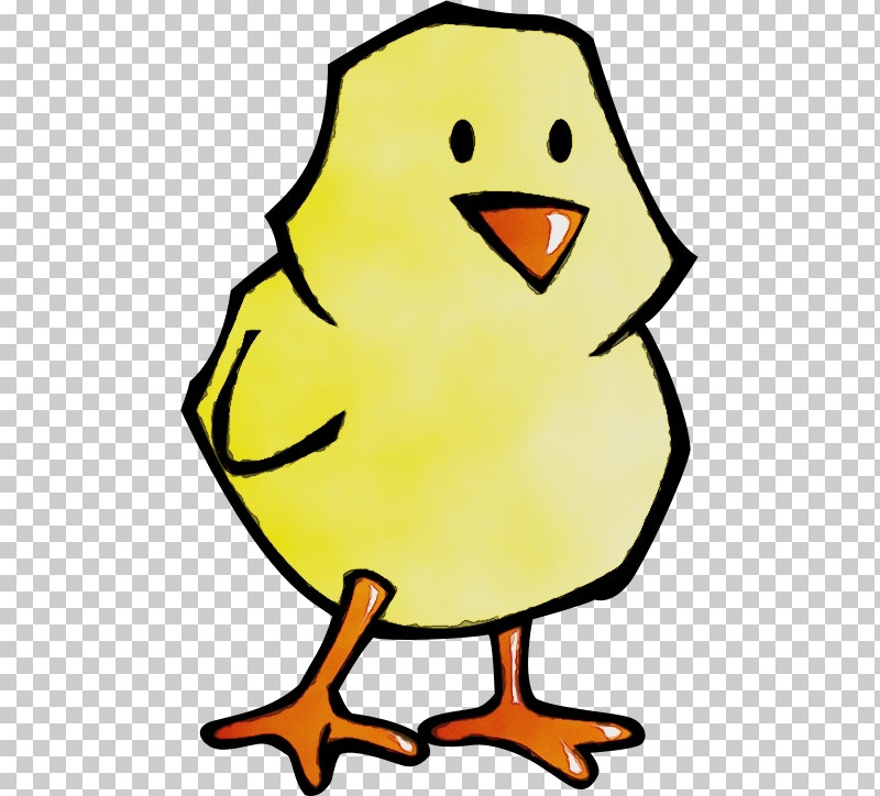 Beak Bird Yellow Cartoon PNG, Clipart, Beak, Bird, Cartoon, Paint, Watercolor Free PNG Download