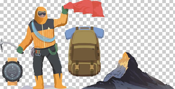 Adventure Trekking Outdoor Recreation Mountaineering PNG, Clipart, Camping, Cartoon Mountains, Cartoon Snow Mountain, Climbing, Flat Design Free PNG Download