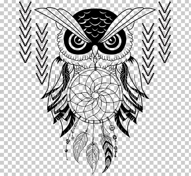 Owl Dreamcatcher Clothing PNG, Clipart, Animals, Art, Artwork, Beak, Bird Free PNG Download
