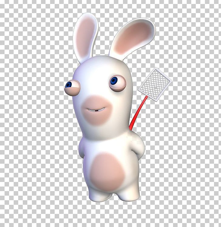 Rayman Raving Rabbids: TV Party Rayman Raving Rabbids 2 Wii Video Game PNG, Clipart, Art, Domestic Rabbit, Easter Bunny, Figurine, Lapin Cretin Free PNG Download