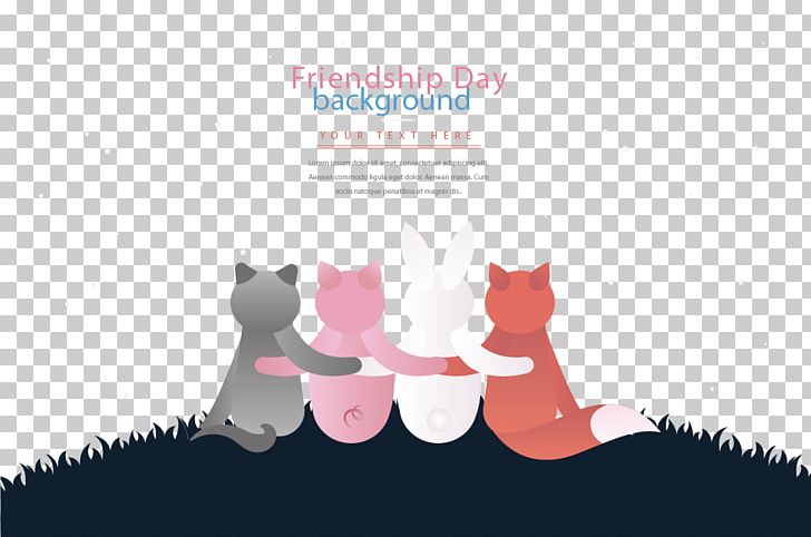 Cat Friendship Day PNG, Clipart, Animals, Back, Back To School, Back Vector, Black Cat Free PNG Download