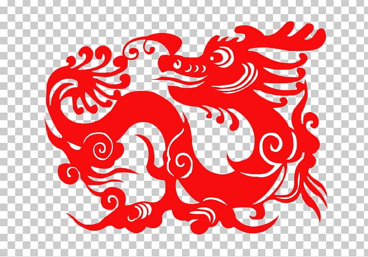 Chinese New Year Papercutting Chinese Paper Cutting Chinese Dragon PNG, Clipart, Area, Art, Black And White, Chinese, Chinese Zodiac Free PNG Download