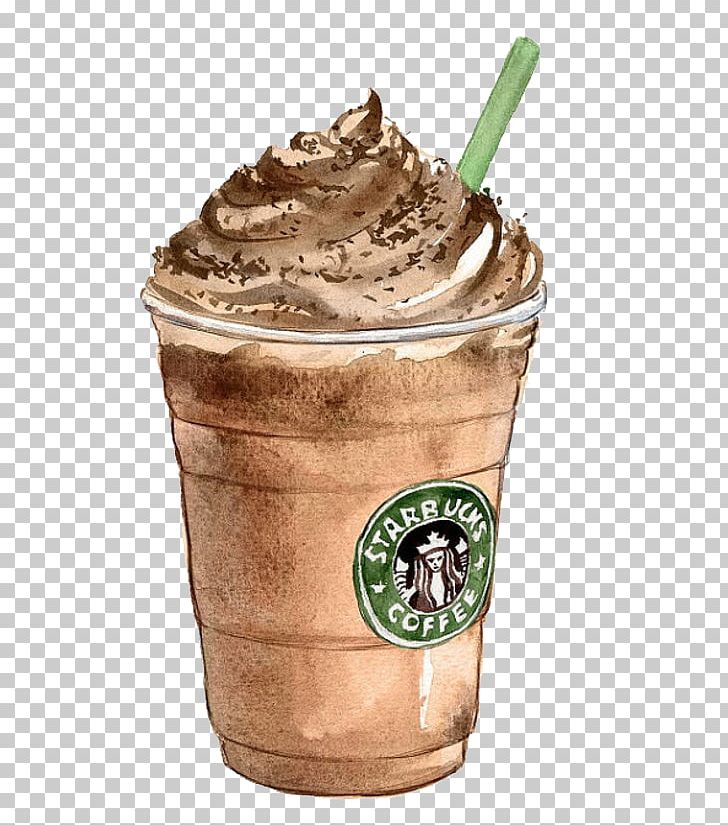 Coffee Tea Latte Starbucks Drawing PNG, Clipart, Chocolate Ice Cream, Coffee Cup, Cold, Cold Drink, Cream Free PNG Download