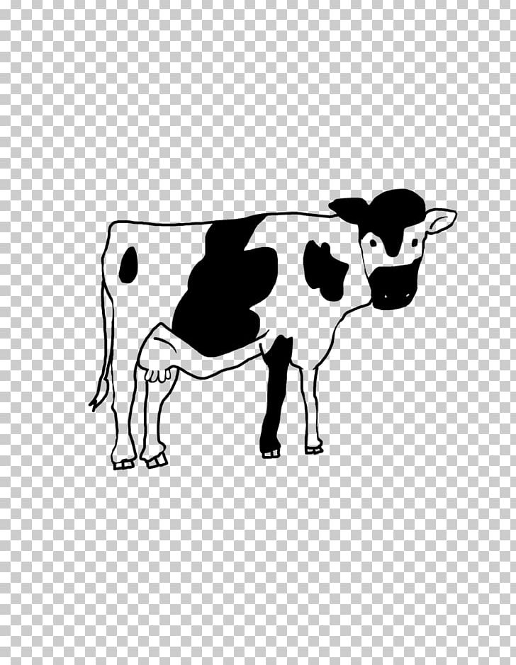 Dairy Cattle Calf Ox Line Art PNG, Clipart, Black, Black And White, Bull, Calf, Cattle Free PNG Download