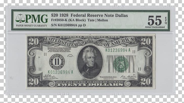 Federal Reserve Note United States Twenty-dollar Bill United States One-dollar Bill Banknote United States Dollar PNG, Clipart, Auction, Cash, Obje, Paper, Paper Product Free PNG Download