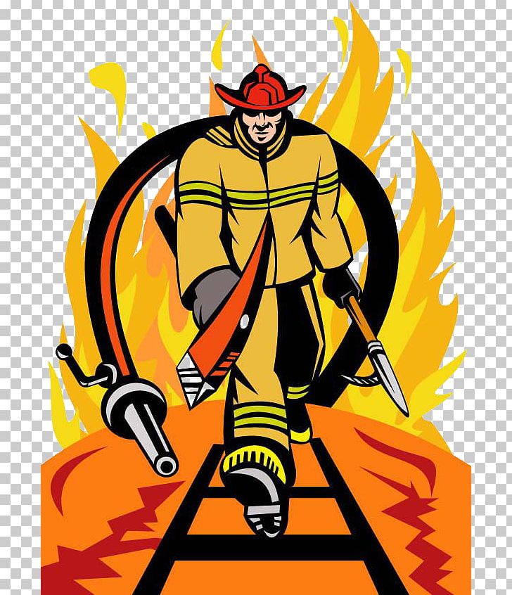Firefighter Firefighting PNG, Clipart, Art, Axe, Cartoon, Extinguisher, Fiction Free PNG Download
