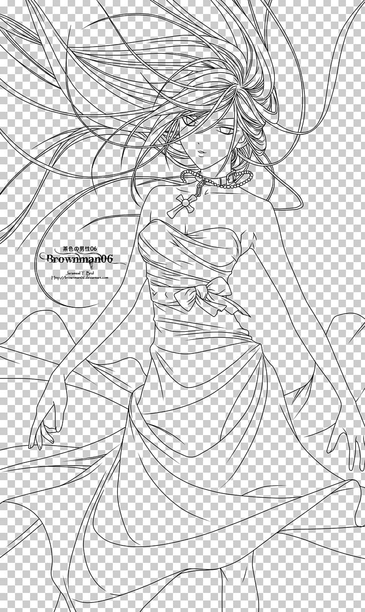 Line Art Woman Drawing PNG, Clipart, Anime, Arm, Art, Artwork, Black And White Free PNG Download