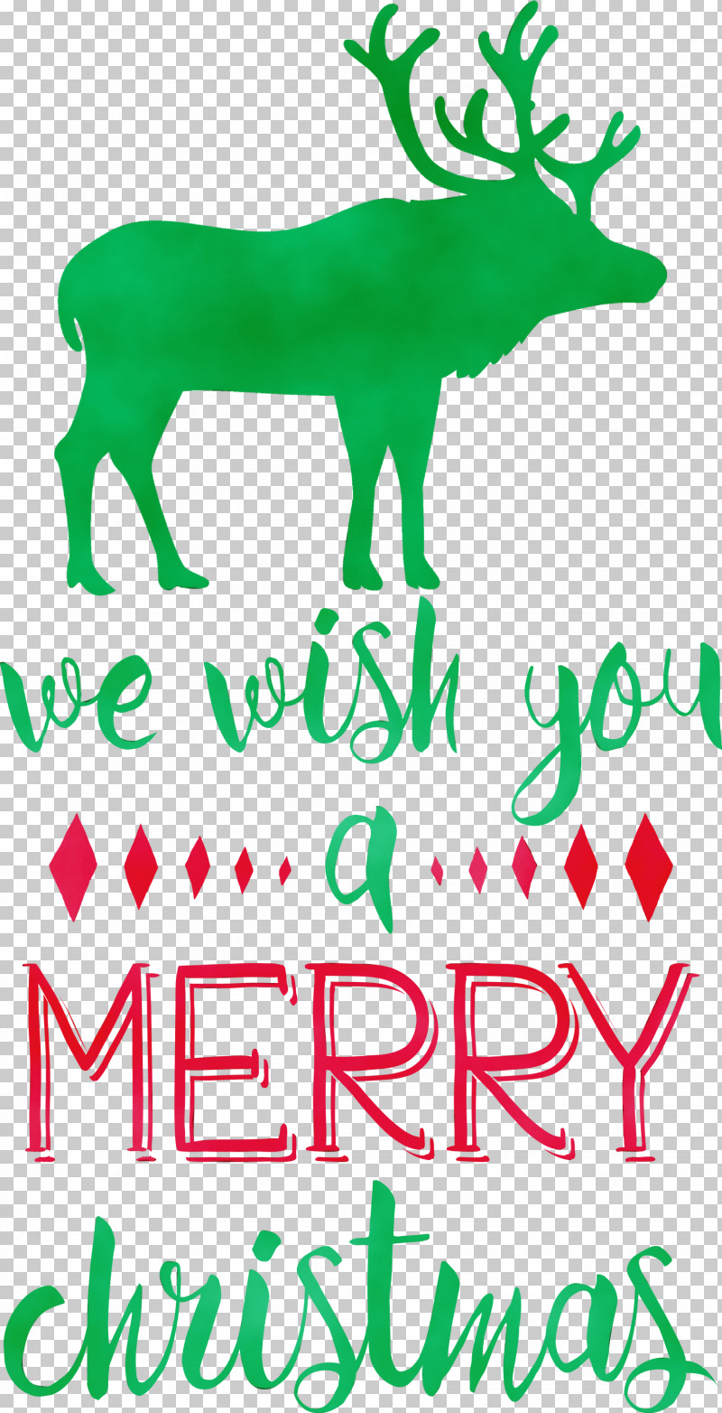 Christmas Day PNG, Clipart, Christmas Day, Deer, Green, Leaf, Merry Christmas Free PNG Download