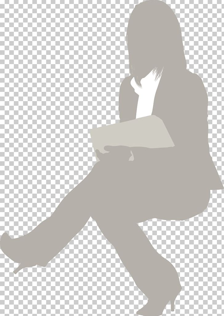 Gray Wolf Sitting Homo Sapiens Human Behavior Chair PNG, Clipart, Arm, Behavior, Black And White, Chair, Customer Free PNG Download