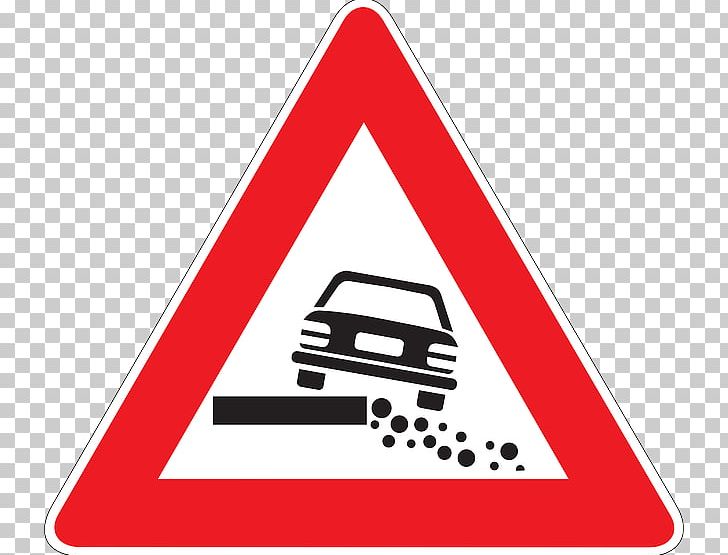 Loose Chippings Traffic Sign Road Warning Sign PNG, Clipart, Angle, Area, Asphalt Concrete, Brand, Car Free PNG Download