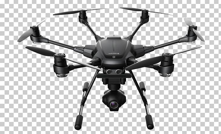 Yuneec International Typhoon H Intel RealSense GoPro Karma Yuneec Typhoon H PNG, Clipart, 4 K, 4k Resolution, Aircraft, Black And White, Camera Free PNG Download