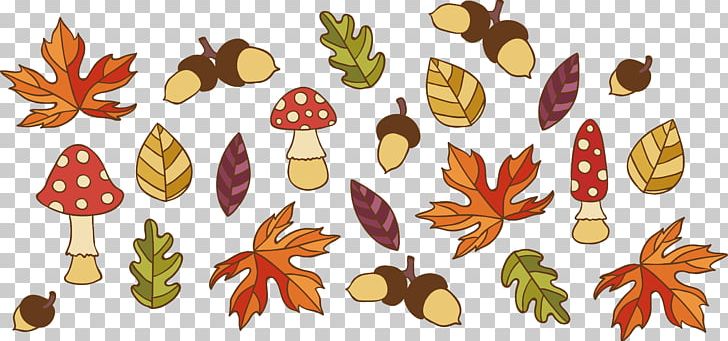 Motif Autumn PNG, Clipart, Autumn Leaves, Autumn Vector, Cartoon Pattern, Flower, Food Free PNG Download